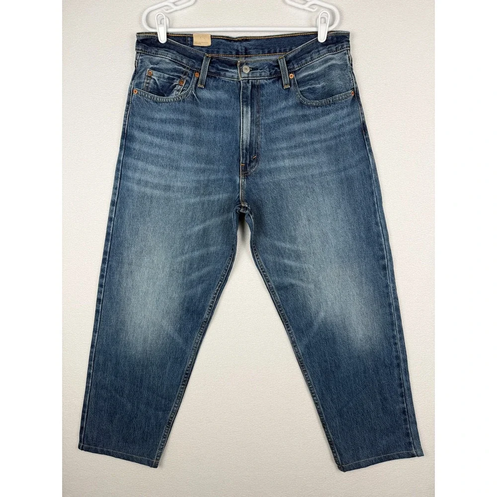 NEW Levi's 550 '92 Relaxed Taper Jeans Mens 36x30 Blue Denim A3418-0003